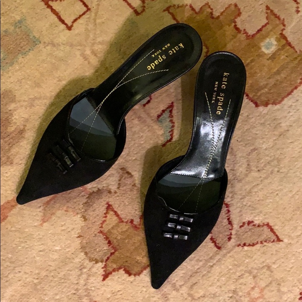 Kate Spade suede mules
